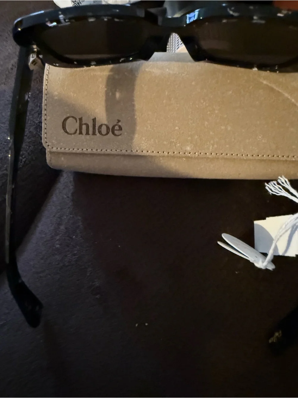 Chloé Oversized Tortoiseshell Sunglasses - Dark Lens